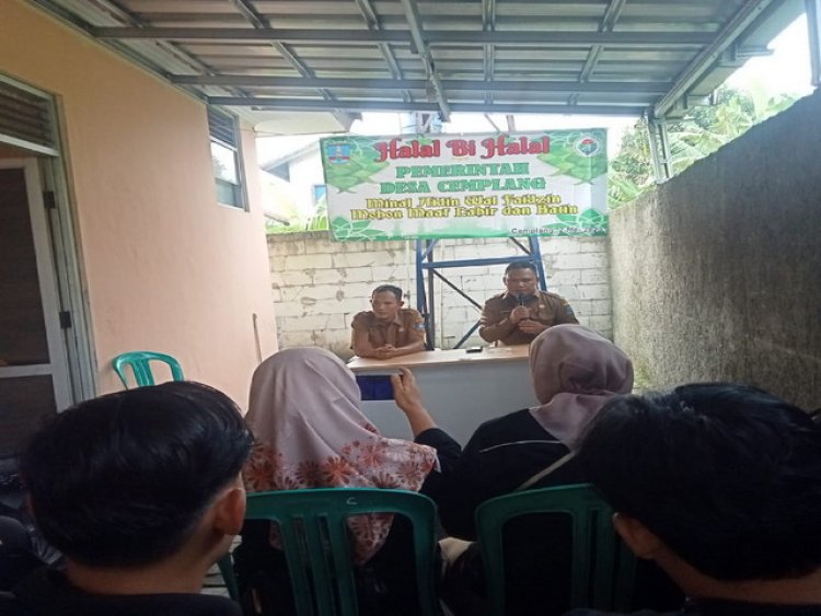 Pemdes Cemplang Gelar Acara Halal Bihalal Beserta Jajaran Staf dan Para Ketua RT Dan RW