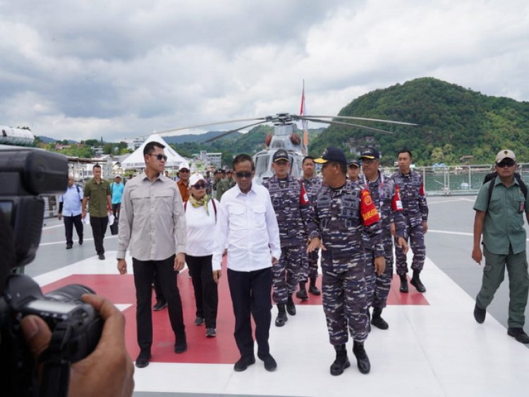 Menkopolhukam RI Tinjau Kesiapan KRI WSH-991 Dukung KTT ASEAN Di Labuan Bajo, NTT