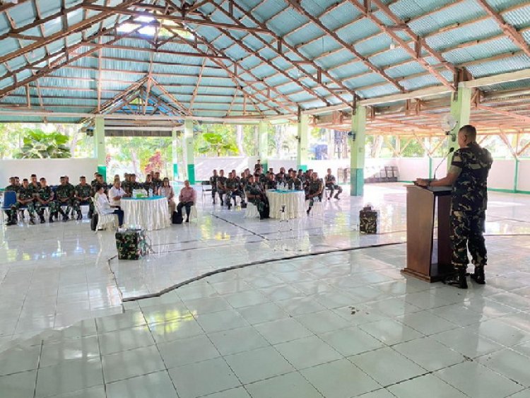 Atasi Kesulitan Pupuk, Yonif RK 732/Banau Manfaatkan Kompos Sebagai Pupuk Bokashi