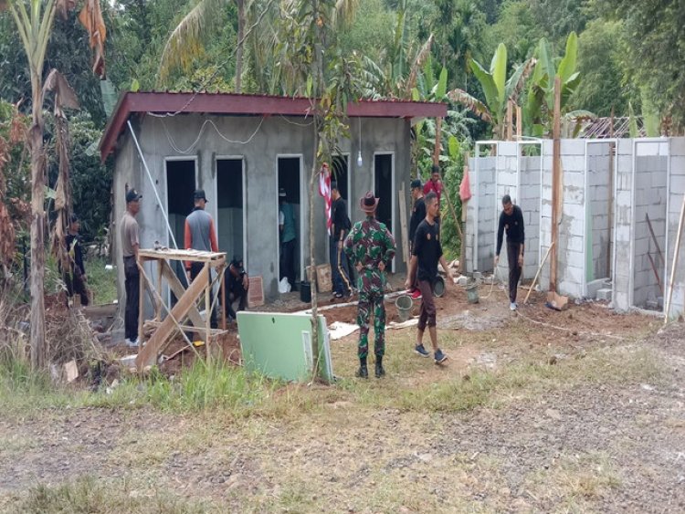 Manunggal Dengan Rakyat, Pramuka Wirakarya Laksanakan Kerja Bakti dan Bina Kejuangan di Banten