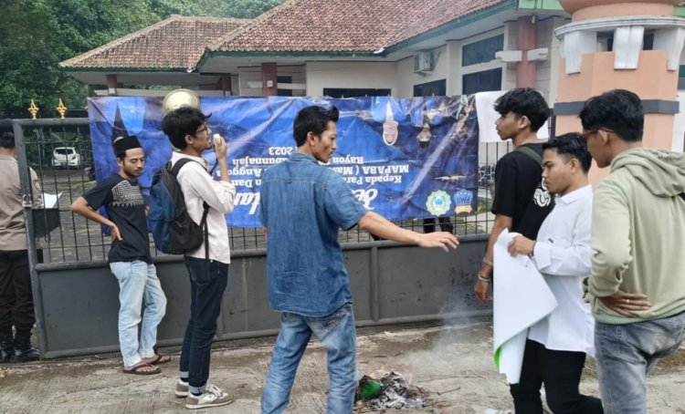 P4 Unras di DKUMKMPP Pandeglang Soal Porang Terus Bergulir Desak APH Segera Turun Tangan