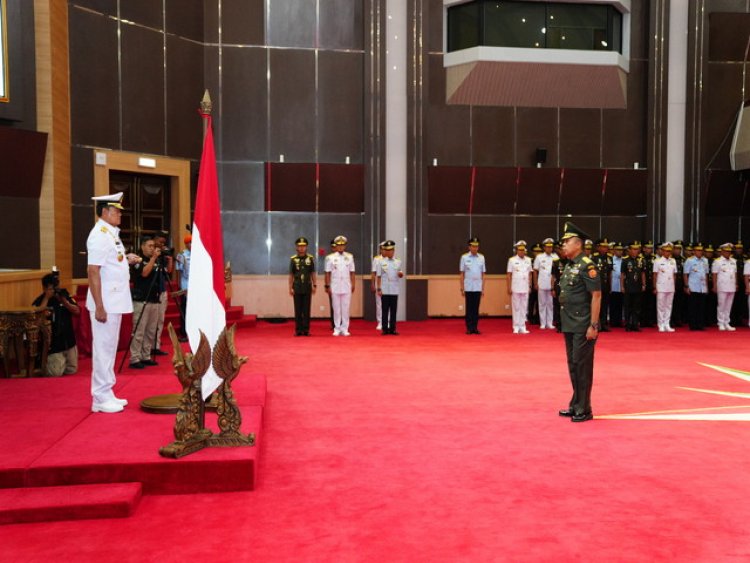 Panglima TNI Pimpin Korp Raport Kenaikan Pangkat 31 Perwira Tinggi