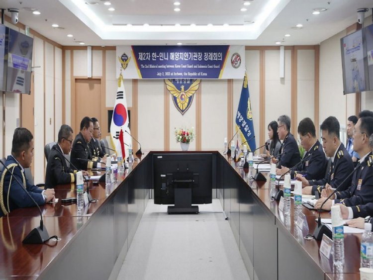 Bakamla RI - Korea Coast Guard Lakukan Pertemuan Bilateral Ke-2