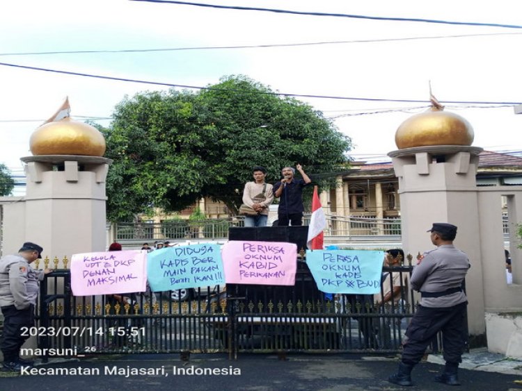 Diskan Pandeglang Digerudug Massa Unras