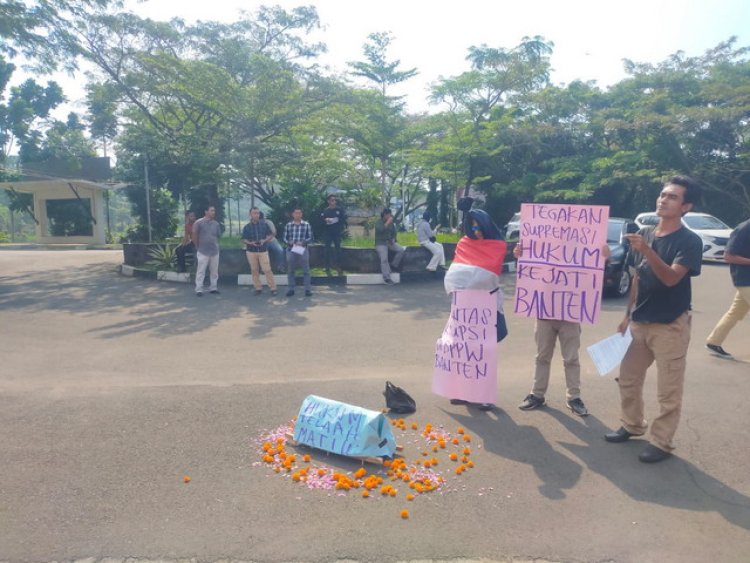 P3B Lakukan Unras di BPPW Banten, Usut Tuntas Pelaku Perampok IPA SPAM KSPN Tj. Lesung