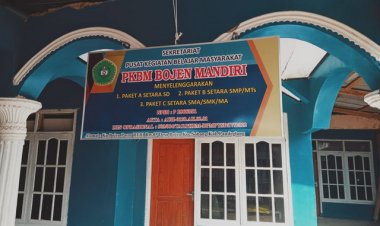 PKBM Bojen Mandiri Komitmen Tingkatkan Kualitas Pendidikan Masyarakat