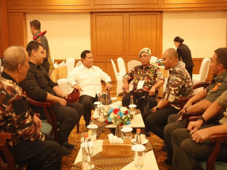 Hadiri  HUT ke-45 FKPPI, Menhan Prabowo: FKPPI adalah Pewaris Utama Kemurnian Nilai-Nilai Pancasila