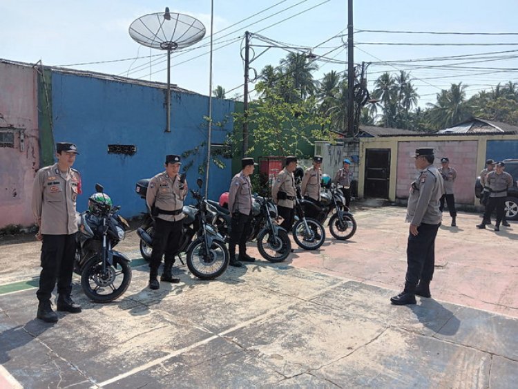 Polsek Pagelaran Laksanakan Apel Kesiapan Personil Dalam Rangka Pelaksanaan Operasi Mantab Brata