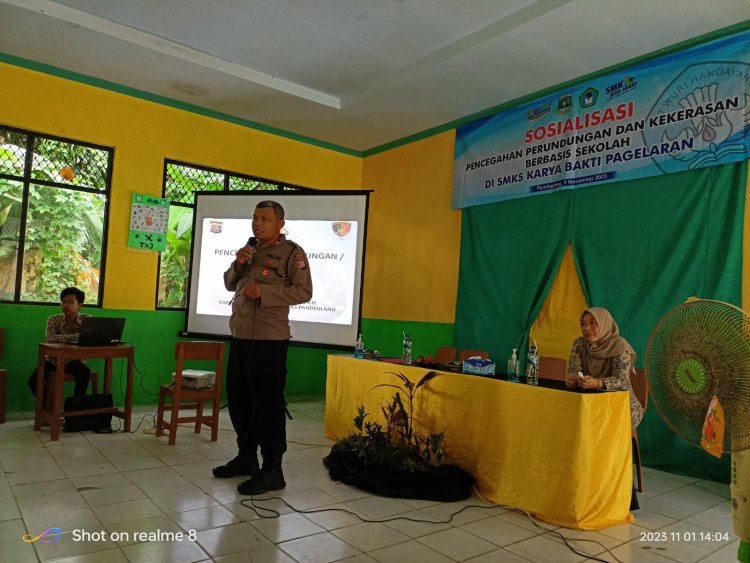 Lakukan Sosialisasi dan Penyuluhan Soal Kenakalan Remaja, Ini Harapan Kapolsek Pagelaran