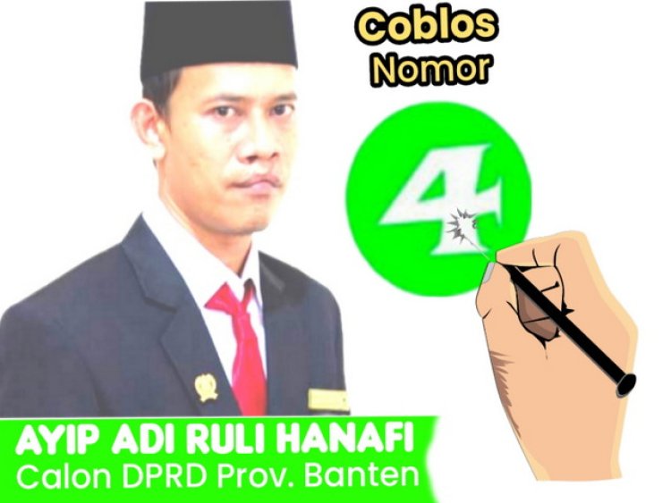 Ayip Adi Ruli Hanafi Calon DPRD Provinsi Banten yang Eksis di Masyarakat