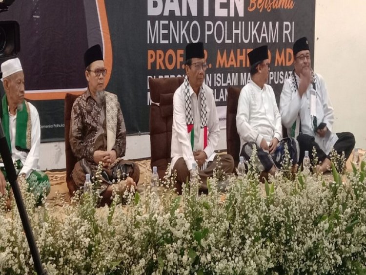 Menkopolhukam Hadiri Acara Halaqah Kebangsaan Ulama Se-Provinsi Banten di Malnu Pusat Menes Pandeglang
