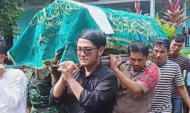 Pamsung TPS Margasana Meninggal Pasca Pemilu 2024, Kapolsek Pagelaran: Anggota Polsek Pagelaran Takziah di Rumah Duka