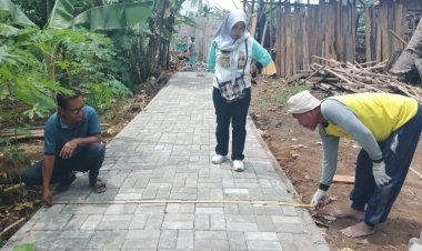 Desa Babakanlor Kec. Cikedal sedang Berjalan. Realisasi Fisik DD Tahap 2 Tahun 2024