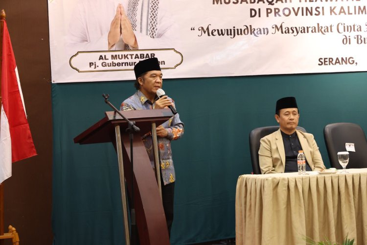 Lepas Kafilah Provinsi Banten pada MTQ Nasional XXX Tahun 2024 Kaltim, Begini Kata Pj Gubernur Banten
