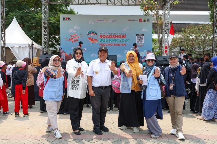 Ribuan Generasi Muda Antusias Hadiri Roadshow Bus KPK di Pemprov Banten, di Hari Kedua