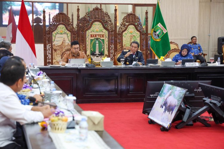 Rakor Pengendalian Inflasi di Provinsi Banten Terkendali Dengan Baik