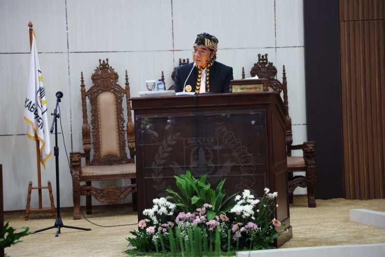 Kesejahteraan Rakyat Jadi Kata Kunci Kata Pj Gubernur Banten Saat Rapat Paripurna Peringatan HUT ke-24 Provinsi Banten