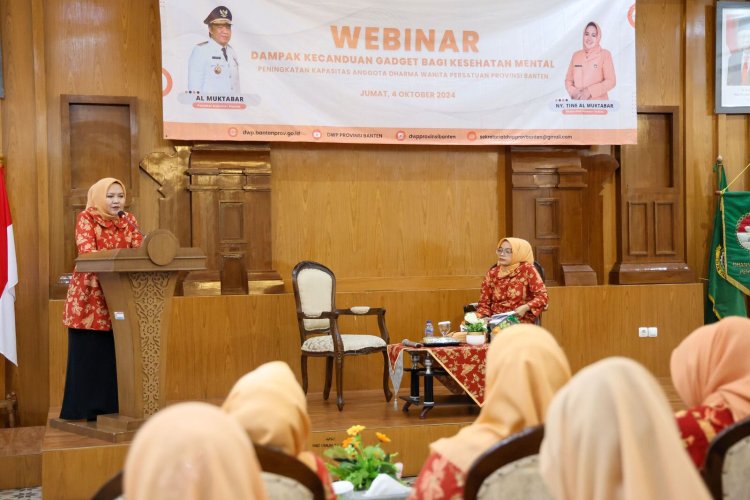 Ketua DWP Banten: Pola Asuh Tepat dan Disiplin Hindarkan Anak Kecanduan Gadget dan Internet