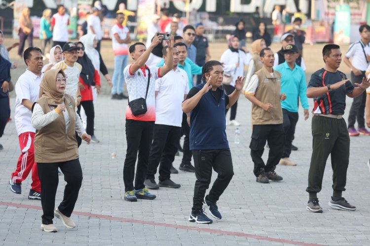 Banyak Manfaat, Plh Sekda Provinsi Banten Virgojanti Ajak Sempatkan Waktu Berolahraga