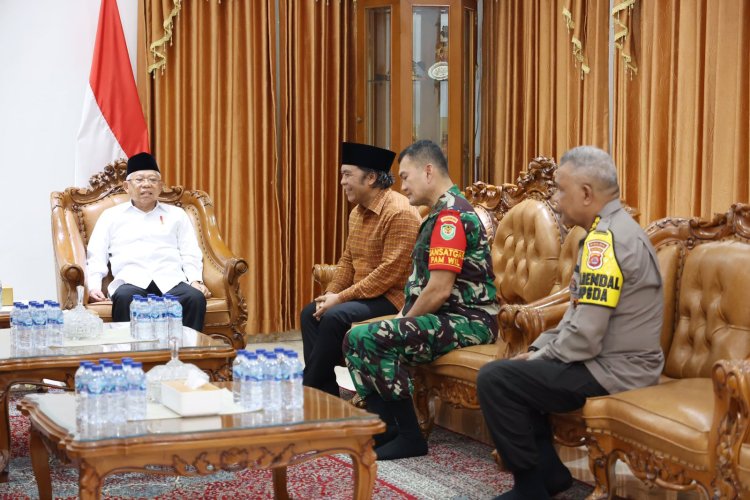 Kunjungan Wapres RI di Ponpes An Nawawi Tanara, Disambut Pj Gubernur Banten