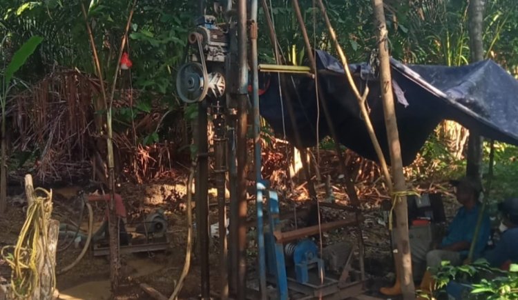 Diduga Lahanya Belum Hibah KAP-B Menyoal Pembangunan Jaringan Air Tanah Didesa Banyuasin Yang Dikerjakan Oleh Kelompok Tani Surya Abadi