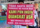 Merasa Hanya Dimanfaatkan, Ratusan Nakes Di Pandeglang Lakukan Aksi Unras, Tuntut Bupati Perjuangan Nasib Mereka