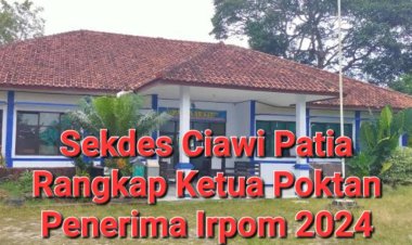 DPC GWI Pandeglang, Menyoal Terkait Poktan Tunas Mekar Desa Ciawi Patia, Penerima Irpom 2024, Ketuanya Rangkap Sekdes