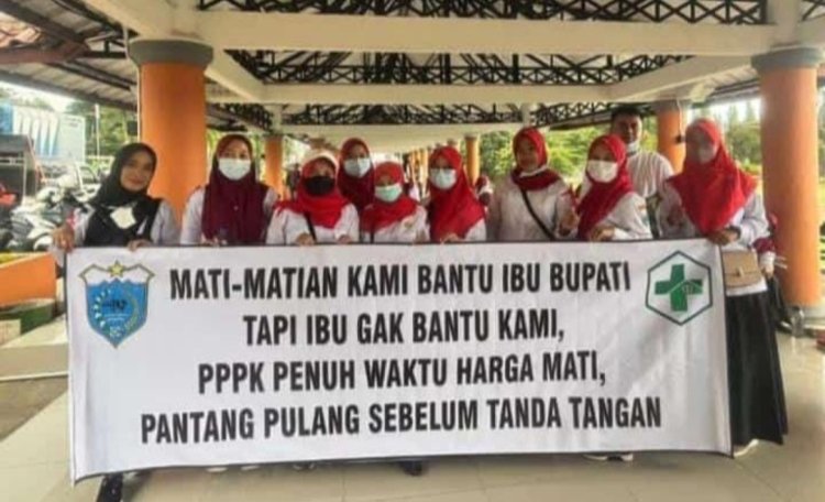 Meminta Di Angkat Jadi P3K Penuh Waktu, Nakes Di Pandeglang Yang Ikut Unras Dapat Intimidasi