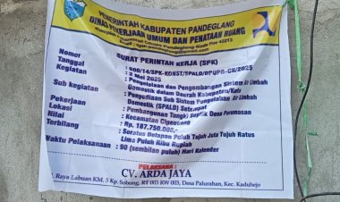 Aktivis Pandeglang, Menduga Kades Parumasan Menyalahi Wewenang Nyambi Jadi Calo Proyek Tangki Septik