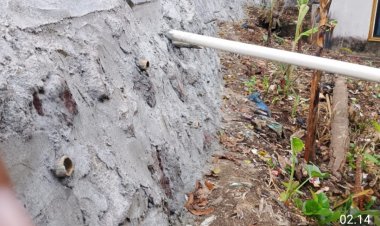 Pembangunan TPT Dari DD Tahun 2025 Desa Parumasan Diduga Asal Jadi, Aktivis Minta APH Turun Kelapangan