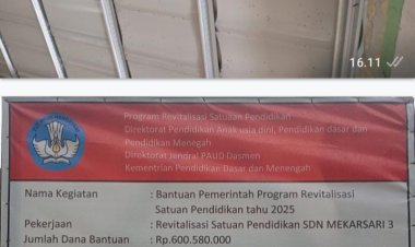 Revitalisasi Bermasalah! GOWI! Ungkap Dugaan Material Bekas Dan Lalainya Pengawasan Di SDN Mekarsari 3