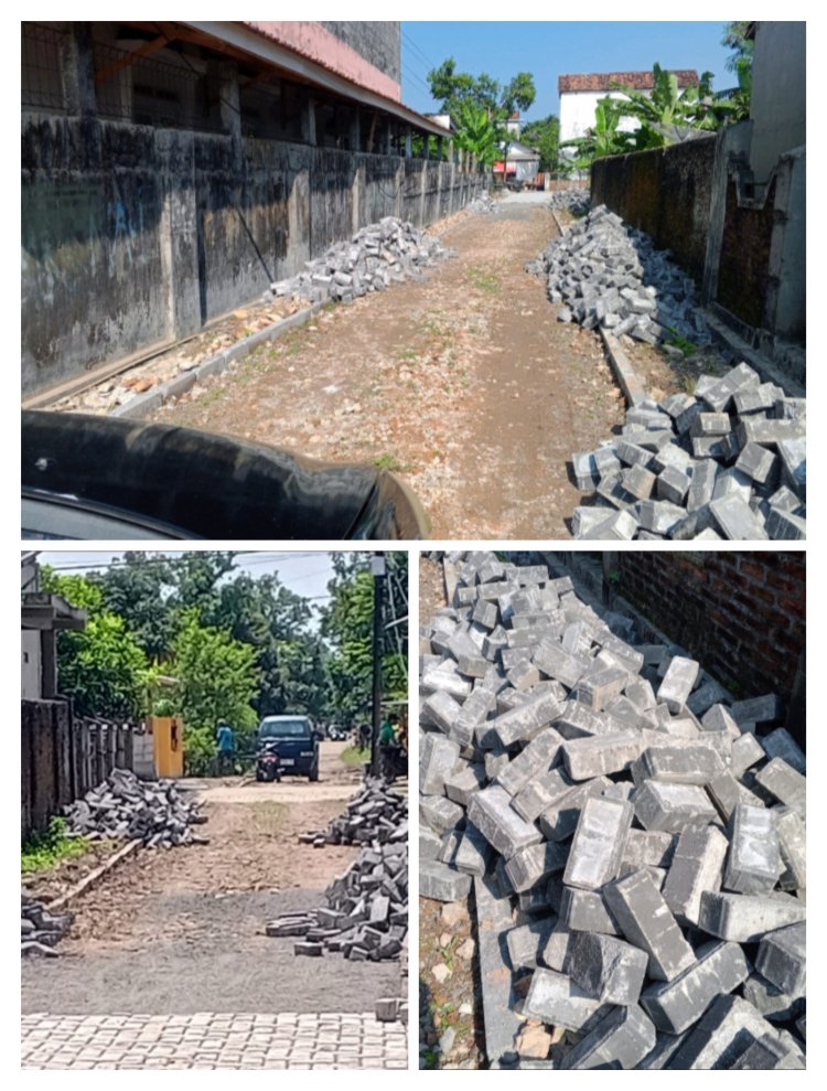 Proyek Diduga Ilegal! Paving Block di Sobang Tanpa Papan Informasi dan Alat Pelindung Kerja