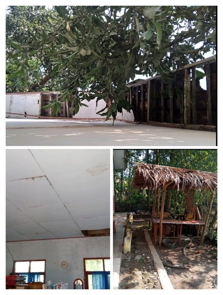 MCK Dan Gedung Perpustakaan SDN Cikuya 3 Kecamatan Sukaresmi Butuh Dibangun Total.