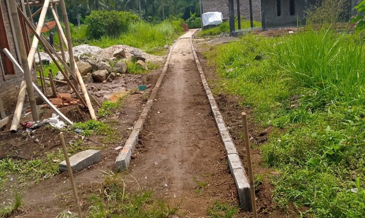 DPC GWI Pandeglang, Menyoal Terkait Proyek Jalan Paving Block Yang Menggunakan Pasir Laut & Tanpa Papan Proyek Didesa Rancateurup Labuan