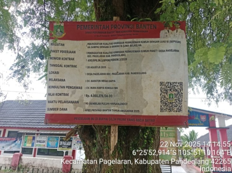 Diduga Minimnya Pengawasan, Proyek Permukiman Kumuh Pagelaran Bermasalah Sejak Awal Pekerjaan