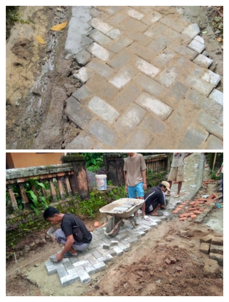 Kualitas Dipertanyakan, Proyek Paving Banprov Banten di Lebak Tuai Kecaman
