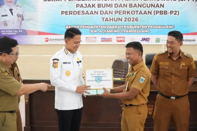 Wakil Bupati Pandeglang Launcing SPPT PBB 2026