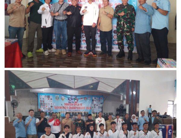 Lettu Inf Ibna Suhar, Danramil 0106/Menes Mewakili Dandim 0601/Pandeglang Menghadiri Pembukaan Kejuaraan Taekwondo Banten Open Championship IX Tahun 2026