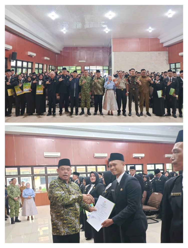 Bupati Lahat Resmi Tugaskan 139 Guru Jadi Kepala Sekolah Jenjang TK, SD Dan SMP Di Wilayah Kabupaten Lahat