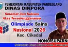 Selamat Atas Terselenggaranya OSN Tingkat Kecamatan Cikedal Tahun 2026, Nono Suparno, Sekdis Dikporan Pandeglang