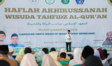 Hadiri Wisuda Santri Shohibul Barokah, Dimyati: Lulusan Pesantren Harus Hebat