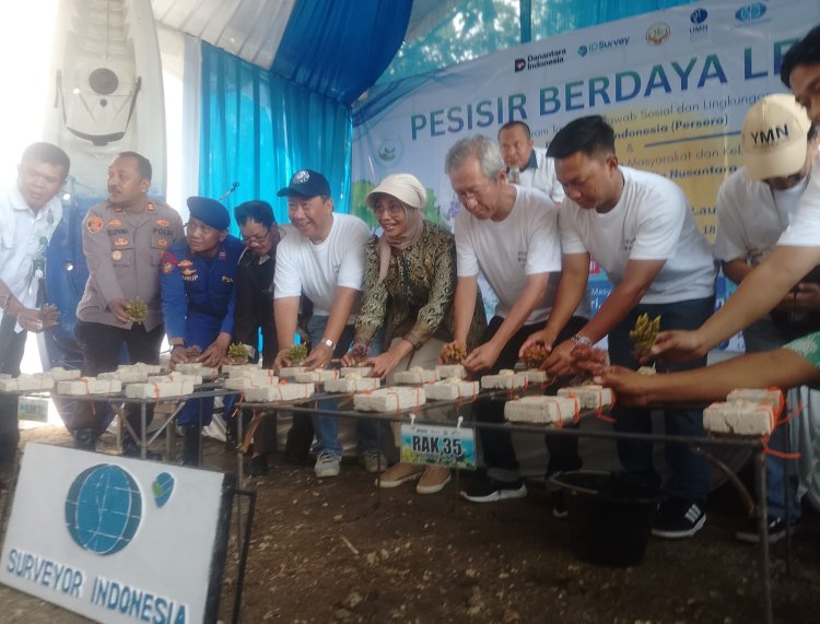 UMN dan PT Surveryor Indonesia Wujudkan Pesisir Berdaya Lestari dikawasan Pantai Carita