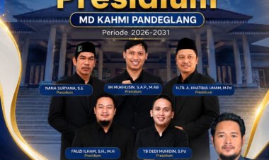 Dede Abdurahman Ketua BPC HIPKA Pandeglang Ucapkan Selamat,  Lima Presidium MD KAHMI Terpilih Pada Musda IV