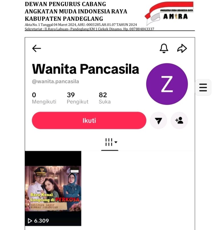 DPC AMIRA dan Masyarakat Banten Datangi Polda Banten, Lengkapi Berkas Laporan Terkait Akun Tiktok yang Diduga Nistakan Gubernur Banten