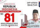 HUT ke-81 RI, Sekjen DPP APDESI Merah Putih, UHADI, SH Serukan Semangat Persatuan dan Indonesia Berdaulat