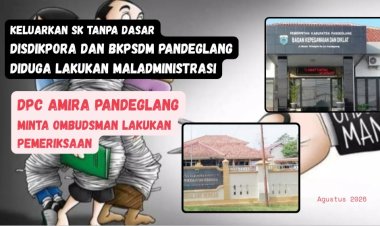 DPC AMIRA Pandeglang Akan Sampaikan Lapdu Ke Ombudsman Terkait Dugaan Pelanggaran Oleh Disdikpora dan BKPSDM Pandeglang
