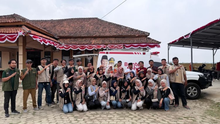 KKN 16 Sukaresmi dan KKN 17 Kubang Kampil Kolaborasi Gelar Cek Kesehatan Gratis, Gandeng Puskesmas Perdana dan Dinkes Provinsi Banten