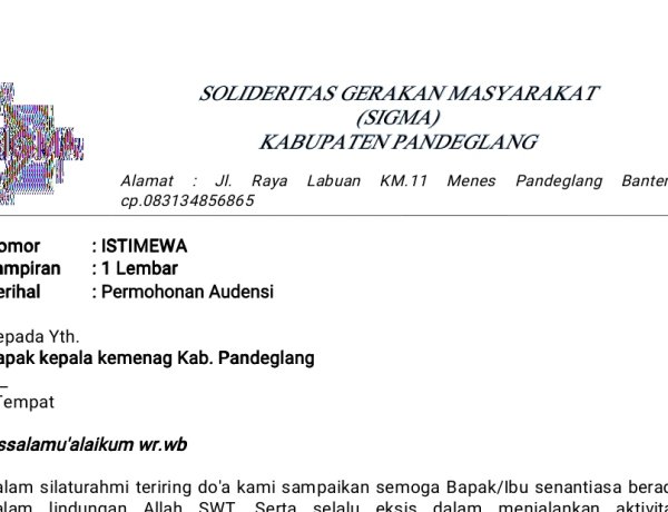 Kepala Kemenag Pandeglang Akan Fasilitasi Aktivis SIGMA Dengan MTsn 2 Pandeglang Soal Adanya Dugaan Pungli