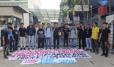Gerakan Serikat Pemuda dan Mahasiswa Provinsi Banten Sampaikan 6 Tuntutan, Saat Gelar Aksi Ujuk Rasa Di Kantor BGN