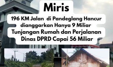 Tunjangan Perumahan dan Perjalanan Dinas DPRD Pandeglang 2026, Bertolak Belakang Dengan Kondisi Jalan, AMIRA dan PERRA Nusantara Akan Lakukan Aksi Unras